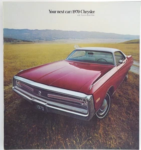 Chrysler Lineup 1970 catálogo de ventas de concesionarios Newport 300 New Yorker folleto anuncio de auto - Imagen 1 de 7