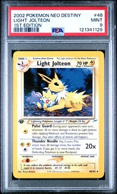 2002 Pokemon Neo Destiny #48 Light Jolteon 1st Edition PSA 9 MINT - Image 1 of 2