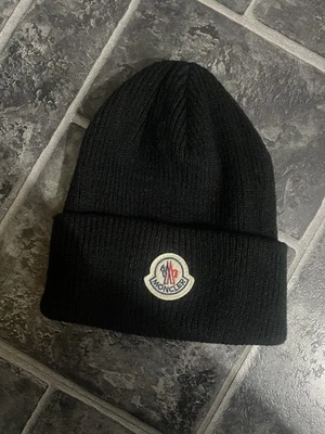 black moncler winter beanie