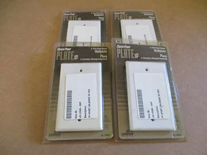 *NEW Lot Of 4 Leviton Quick Port Plate 6-Port Flush Mount Wallplate 40806  - Picture 1 of 9