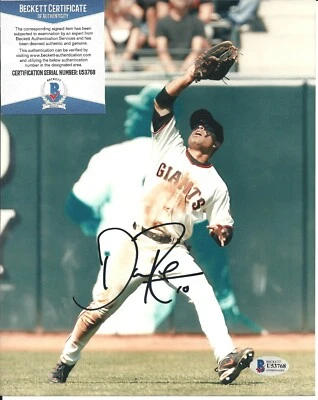 Dave Roberts Signed Auto 8x10 Photo Beckett BAS COA San Francisco Giants Dodgers - Image 1 of 2