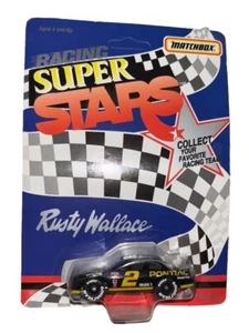 Matchbox NASCAR Racing Super Stars Pontiac Excition Rusty Wallace #2 - Imagen 1 de 1