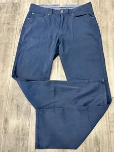 Pantalones de pana cónicos Levi's 502 azul marino talla 33X33 nuevos sin etiquetas - Imagen 1 de 10