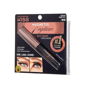 KISS Magnetic Eyeliner Quick And Easy, Black, 0.17 oz 80608 - (C193) - Picture 1 of 7