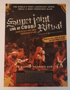 SUPERJOINT RITUAL ~ "Live at CBGB Contest" ~Vintage Magazine Print/Promo Ad 2004 - Picture 1 of 1