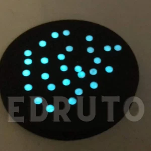 Blau leuchtende Perle Punkt Pip passt Rolex Submariner Lünette 116610 126610 - Bild 1 von 12