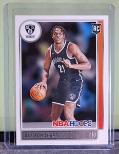 Day'ron Sharpe NBA Hoops Rookie 2021-22 Panini Hoops Basketball NBA Card No. 215 - Picture 1 of 2