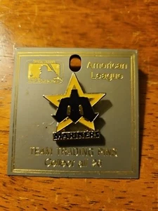 Prendedor de béisbol de colección Seattle Mariners MLB LIGA AMERICANA (1985) años 80, NUEVO - Imagen 1 de 1