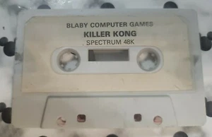 Killer Kong ZX Spectrum 48k Game Tape Blaby Computer Games Rare Cassette - Imagen 1 de 5