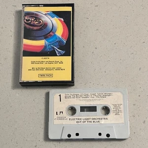 ELECTRIC LIGHT ORCHESTRA ELO "Out Of The Blue" Paper Label Cassette Tape 1977 - Picture 1 of 4