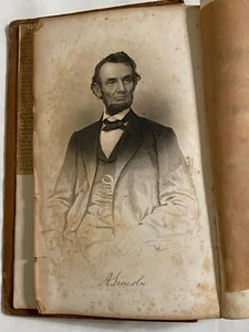 Life of Abraham Lincoln 1st Ed 1865 Joseph H Barrett +1881 Mary Lincoln Article - Picture 1 of 17