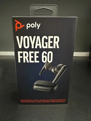 Poly Voyager Free 60 True Wireless Earbuds (Plantronics) – Noise-Canceling ANC - Image 1 of 2