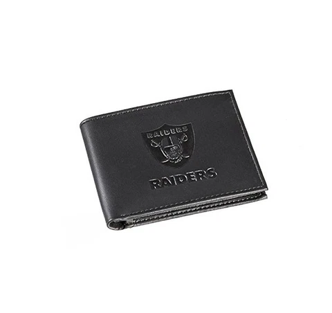 Team Sports America Leather Oakland Raiders Bi-fold Wallet Cover