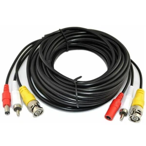 BNC DC RCA Video Audio Power Cable Cord Extension Wire for Security Camera DVR - Picture 1 of 20