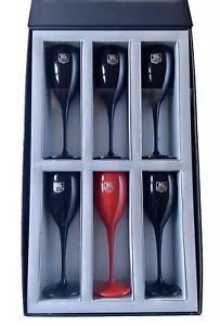 TAG HEUER : 6 BICCHIERI FLÛTE DA CHAMPAGNE IN PLASTICA EDIZIONE LIMITATA 2012 - Foto 1 di 11