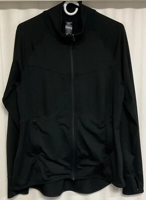 Champion Full Zip Lightweight Jacket Women’s Extra Large Black.  8771 - Image 1 of 3