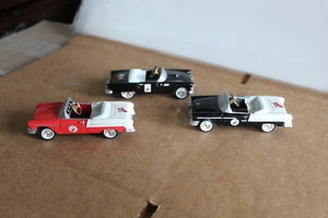 Coches Chevy Texaco Fire Chief Die Cast 1955 y Thunderbird - Imagen 1 de 5