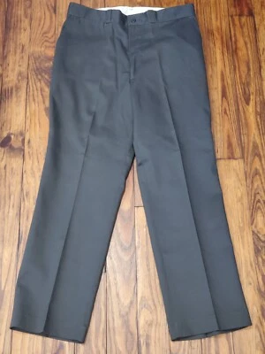 VTG 70s Big Mac Work Pants Wide Leg Trousers Dark Green Workwear Size 33×28 EUC - Image 1 of 4