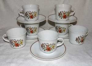Corelle Indian Summer 7 Cups 5 Saucers - Bild 1 von 13