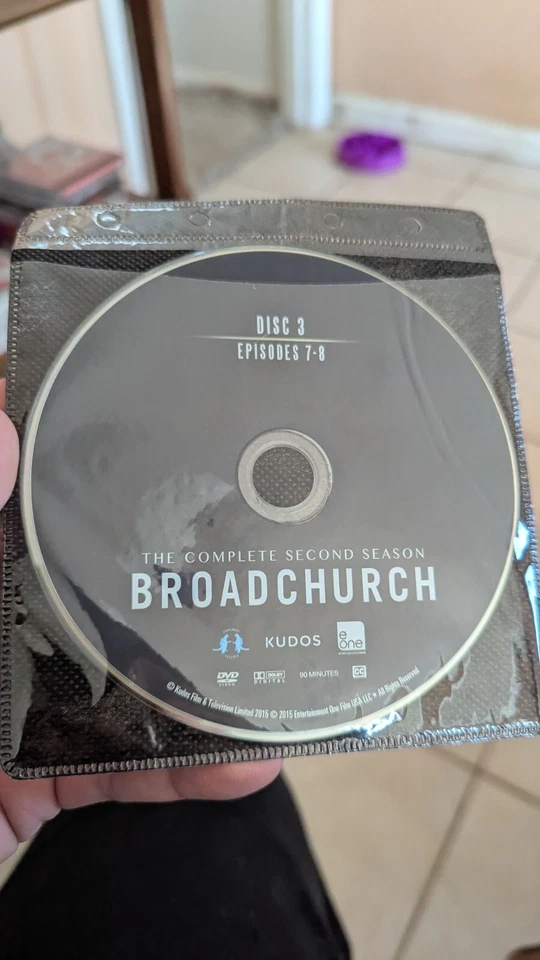 Broadchurch: Season 2 Disc 3 DVD (Replacement Disc+Sleeve ONLY) - Imagem 1 de 1