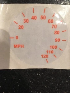 Honda CB-1 CB400 RETRO Jap Import Speedometer Clock Converter Overlay KMH to MPH