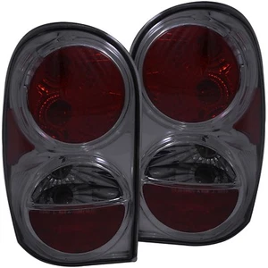 Fits 02-07 Jeep Liberty Tail Lights Left & Right Pair w/ Smoke Lens - Bild 1 von 1