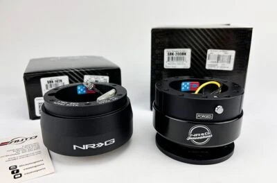 NRG Steering Wheel Hub+Quick Release 200BK for Datsun 510 620 720 240z 260z 280z - Image 1 of 4