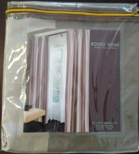 Rodeo Home Elegant Curtains 54" x 90" Armani Latte - Set of 2 - Picture 1 of 3