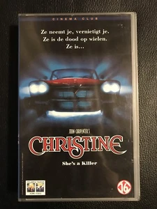 Stephen King Christine Blue Sealed VHS Tape English with dutch subs - Bild 1 von 4