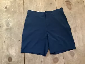 Pantalones Cortos Panama Jack Híbridos Frente Plano Azul Oscuro Talla 32, 7” Entrepierna Nuevos con Etiquetas - Imagen 1 de 7