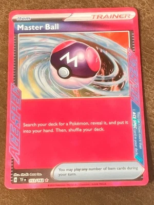Master Ball #153/162 ACE SPEC Rare - POKEMON - SV05 Temporal Forces - Image 1 of 4