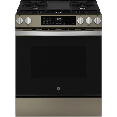 GE 600 Series  30" Slide-In Gas Smart Range with 5 Sealed Burners - GGS600AVES - Image 1 of 4