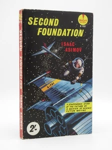Second Foundation ISAAC ASIMOV 1958 UK 1st Edition Classic Science Fiction PB - Foto 1 di 6