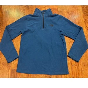  Boys The North Face 1/4 Zip Fleece Pullover Blue Size XL – Outdoor Layers - Picture 1 of 9