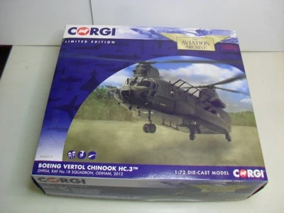 CORGI  1:72 BOEING VERTOL CHINOOK HC.3  RAF No.18 Squadron, Odiham, 2012 im OVP. - Bild 1 von 4