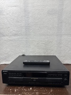 Sony CDP-CE335 5 Disc CD Changer Player Carousel w/ Remote Tested Works VGC - Image 1 of 4