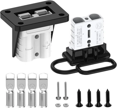 MALICTELE Anderson Connector, 50AMP 6-12 Gauge Battery