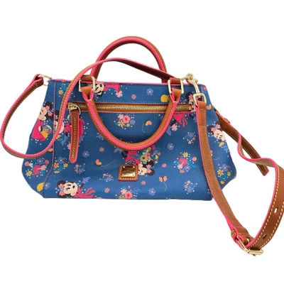 Disney Dooney & Bourke 2021 Epcot Minnie Flower & Garden Fest Cartera Bolso Cartera Foto 1 de 4