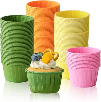 160 Stück Muffinförmchen Papier, Muffin Backform, Fettdicht Cupcake Formen, Cupc - Bild 1 von 4