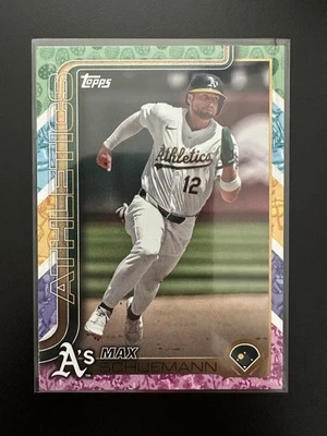 2025 Topps Series 1 - Max Schuemann #305 Easter Egg Pastel Exclusive SP - Image 1 of 2