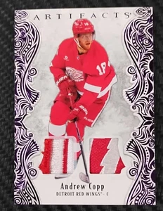 2025-26 NHL UD Artifacts Andrew Copp Dual Jersey 14/25 AWESOME Patch RED WINGS - Picture 1 of 6