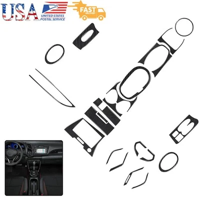 For Honda CR-Z 2011-2016 22Pcs Carbon Fiber Complete Set Trim Stickes Anti-Skid - Изображение 1 из 4
