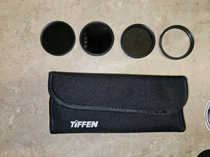 Tiffen ND filter set (UV ,0.6, 0.9, and 1.2) 52mm with case UV, ND4, ND8, ND16 - Picture 1 of 9