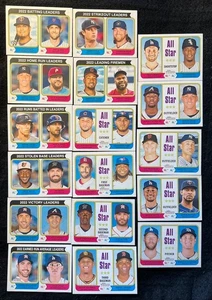 Lotto di 17 - 2023 Topps Heritage - Set completo di inserti - Leader / All-Stars - Foto 1 di 2