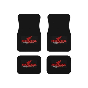 Universal Car Mats Set of 4, Honda Motor Racing Theme Floor Mats, Gift for Him - Picture 1 of 4