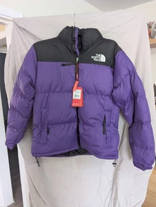 The North Face Nuptse 700 Down Jacket Large Purple/Black - Picture 1 of 19