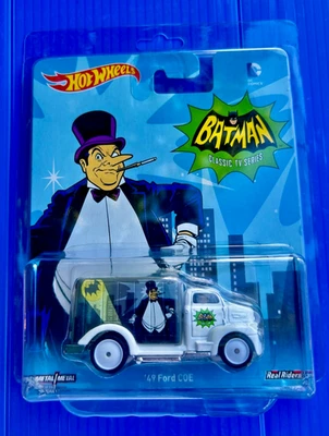2014 Hot Wheels Premium Car Culture  Batman '49 Ford C.O.E. Real Riders - Image 1 of 4