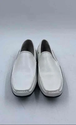 Steve Madden Mens P-Nickk White Leather Low Top Loafer Shoes Size 12 M - Image 1 of 4