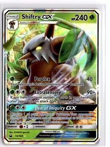 Pokemon TCG Shiftry GX 14/168 Sm-Tempesta Celeste Ultra Raro - Foto 1 di 2