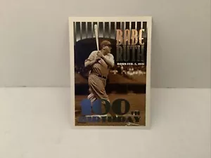 Biglietto Babe Ruth 100° compleanno Topps MLB - quasi nuovo - Foto 1 di 3
